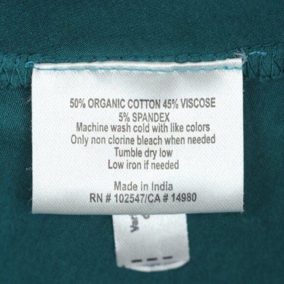 Isis Women's Medium Blue Ombre Scoop Neck Tunic Length Long Sleeve Knit Blouse - Picture 7 of 7